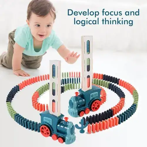 Colorful Domino Blocks Image