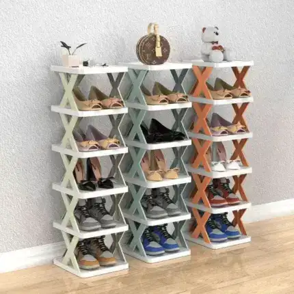 Smart Foldable Shoes Shelf 6 Tier Shoe Rack