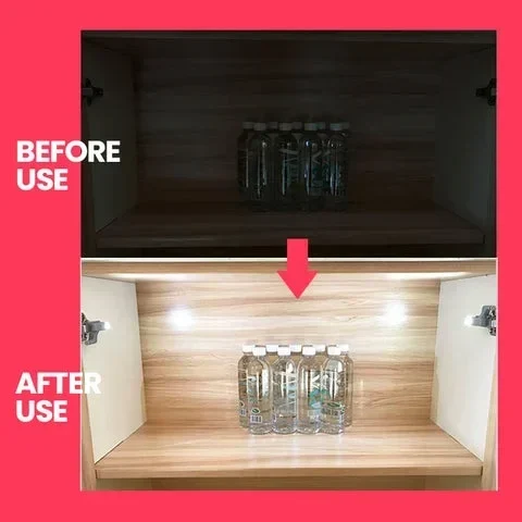 LED light in use