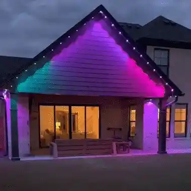 Effortless, Permanent Outdoor Holiday Lighting