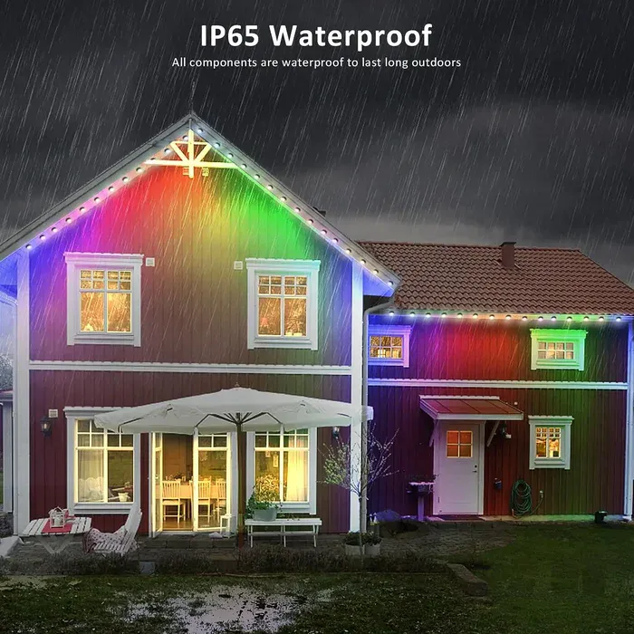 Effortless, Permanent Outdoor Holiday Lighting