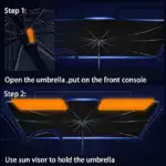 Car Windshield Sun Shade Umbrella - Image 15