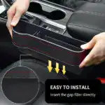 Leather Multifunctional Car Seat Organizer - Image 5