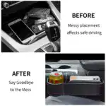 Leather Multifunctional Car Seat Organizer - Image 7