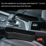 Leather Multifunctional Car Seat Organizer - Image 9
